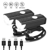 Bicycle Light LED USB Rechargeable-Headlight - Pogo Cycles